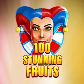 100 Stunning Fruits online game logo by SYNOT Games on vipzinoscasino.com
