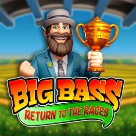 Big Bass Return to the Races game by Pragmatic Play – logo hosted on Vipzino Casino