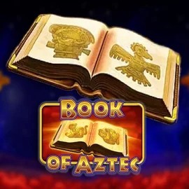 Book of Aztec slot logo by Amatic Industries at Vipzino Casino