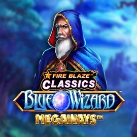 Play Fire Blaze Blue Wizard Megaways slot by Rarestone Gaming on vipzinoscasino.com