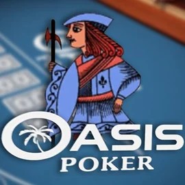 Oasis Poker logo – Poker by Nucleus Gaming at Vipzino Casino