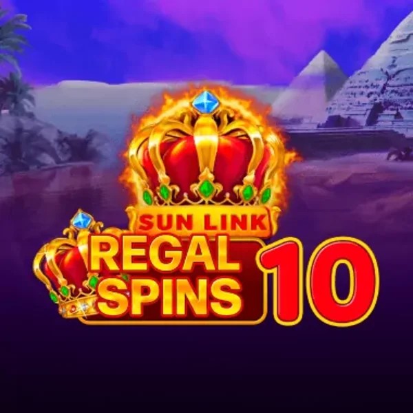 Regal Spins 10 online game logo by PatePlay on vipzinoscasino.com